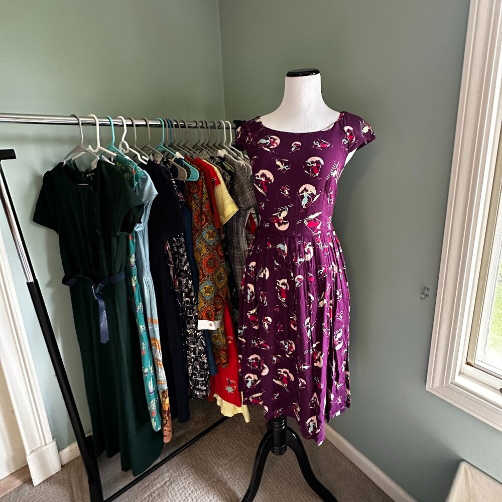 Claudia Emily & Fin Dress in Vintage Skiers